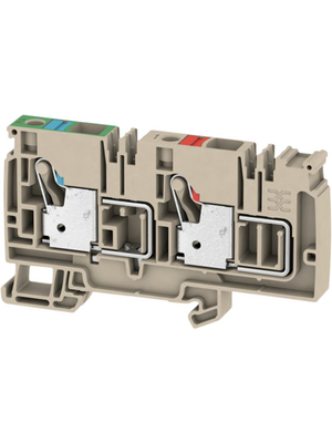 Weidmüller - AAP14 10 FE-LO - 1988240000 - Terminal block N/A beige / red / blue, 0.5...10 mm2, AAP14 10 FE-LO - 1988240000, Weidmüller