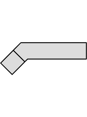 Weller - RTW 3 - Tweezer soldering tip pair Chisel, bent 45 3 mm, RTW 3, Weller