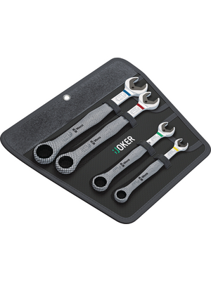 Wera - Joker Set 4 pc - Ratchet combination wrench set, Joker Set 4 pc, Wera
