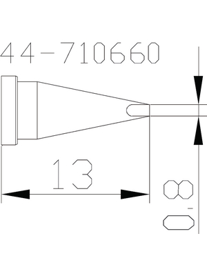 Xytronic - 44-710660 - Soldering tip, 44-710660, Xytronic
