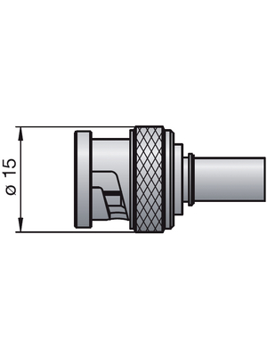 Rosenberger - 71S102-140N4 - Cable plug BNC straight BNC 75 Ohm, 71S102-140N4, Rosenberger