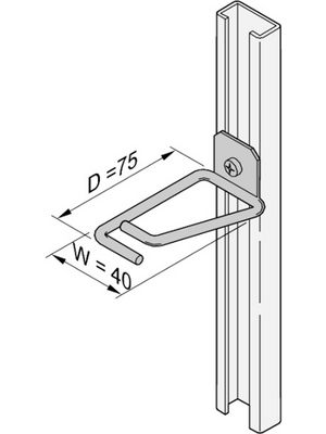 Pentair Schroff - 20118-554 - Cable eye, 20118-554, Pentair Schroff