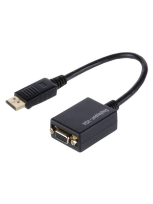 Maxxtro - SB-3506-015 - Adapter 15 cm DisplayPort  VGA m C f, SB-3506-015, Maxxtro