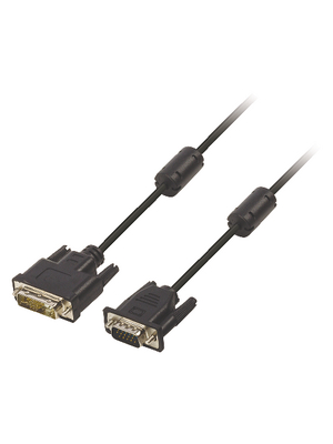 Valueline - VLCP32100B50 - Monitor cable 5.00 m black, VLCP32100B50, Valueline