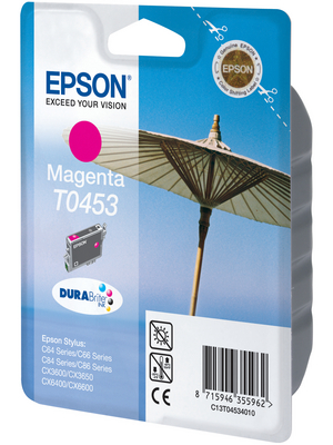 Epson - T045340 - Ink T0453 magenta, T045340, Epson
