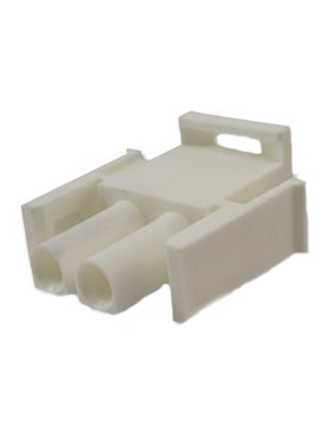 TE Connectivity - 350777-1 - Plug housing Pitch6.35 mm Poles 1 x 2 accepts male or female contacts / Single row MATE-N-LOK Universal, 350777-1, TE Connectivity