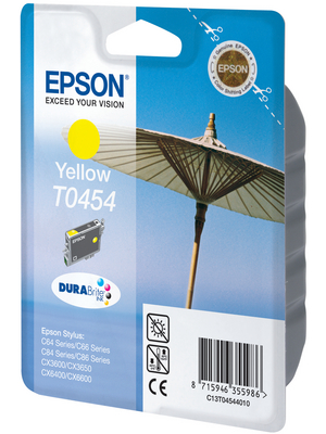 Epson - T045440 - Ink T0454 yellow, T045440, Epson