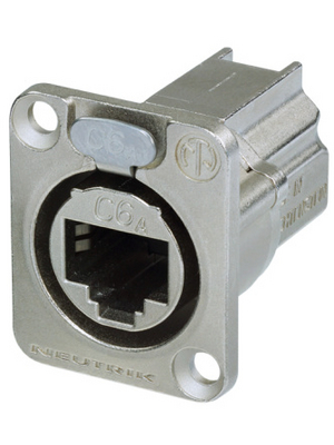 Neutrik - NE8FDX-P6 - Feedthrough receptacle RJ 45 8, NE8FDX-P6, Neutrik