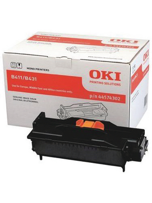 OKI - 44574302 - Drum black, 44574302, OKI