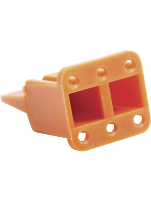 Amphenol - AWM-6S - Wedge for plug housing orange, AWM-6S, Amphenol