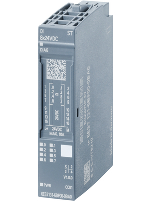 Siemens - 6ES71316BF000BA0 - ET200SP I/O Module, 8 DI, 6ES71316BF000BA0, Siemens