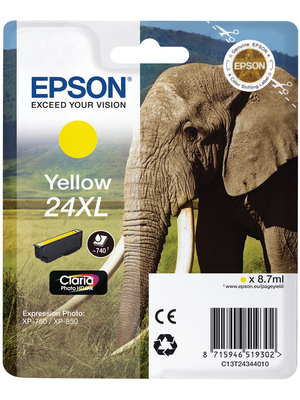 Epson - T24344010 - HY ink 24XL yellow, T24344010, Epson
