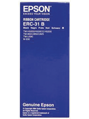 Epson - S015369 - Colour ribbon Nylon ERC31 black, S015369, Epson