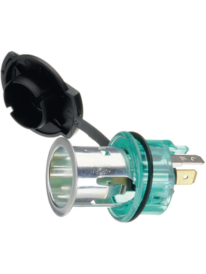 Pro Car - 68040860 - Automotive socket 21 mm snap-in 20 A Snap-in mounting, 68040860, Pro Car