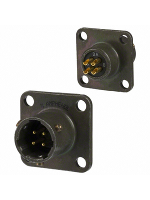 Amphenol - MS3112E-8-4P - Appliance plug with flange, MS3112E-8-4P, Amphenol
