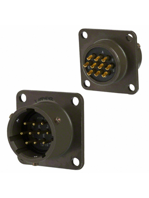 Amphenol - MS3112E-12-10P - Appliance plug with flange, MS3112E-12-10P, Amphenol