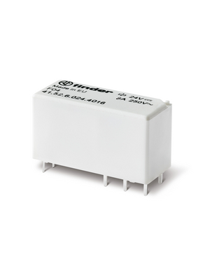 Finder - 41.52.6.024.4016 - PCB power relay 24 VDC 400 mW, 41.52.6.024.4016, Finder