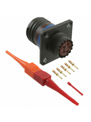 Amphenol - D38999/20WB5PN - Appliance plug with flange 5P, D38999/20WB5PN, Amphenol