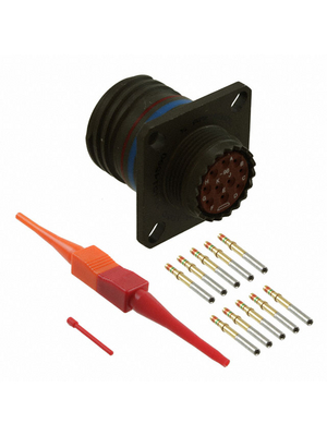 Amphenol - D38999/20WC98SN - Appliance socket with flange 10P, D38999/20WC98SN, Amphenol