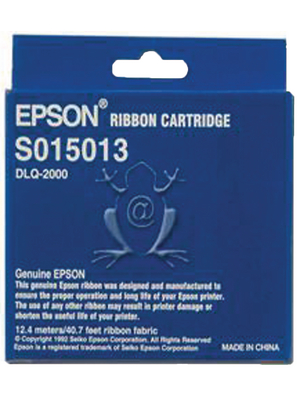 Epson - S015013 - Colour ribbon Nylon black, S015013, Epson