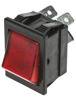 Arcolectric - C1353ALNAE - Rocker switch 2P 16 A 250 VAC red, C1353ALNAE, Arcolectric
