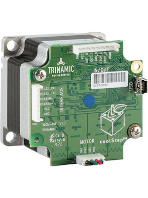 Trinamic - PD57-1-1161 - Stepper motor unit 6.35 mm 1.8  0.55 Nm, PD57-1-1161, Trinamic