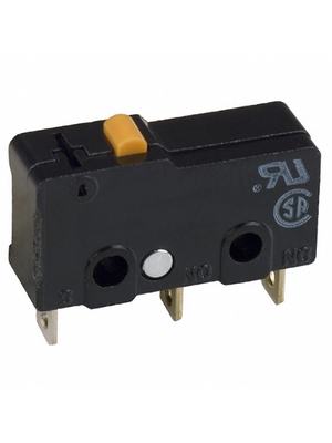 Omron Electronic Components - SS-5 - Micro switch 3 AAC / 4 ADC Plunger N/A 1 change-over (CO), SS-5, Omron Electronic Components
