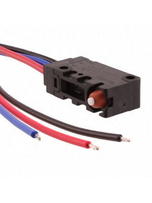 Omron Electronic Components - D2VW-5-1M - Micro switch 5 A Plunger N/A 1 change-over (CO), D2VW-5-1M, Omron Electronic Components