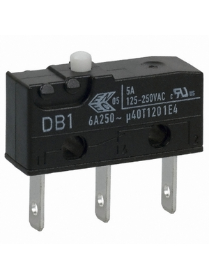 ZF Friedrichshafen AG - DB1C-B1AA - Micro switch 6 A Plunger N/A 1 NO+1 NC, DB1C-B1AA, ZF Friedrichshafen AG