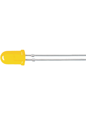 Vishay Telefunken - TLLY 5400 - LED 5 mm (T13/4) yellow low current, TLLY 5400, Vishay Telefunken