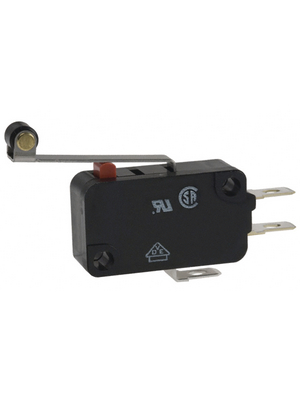 Omron Electronic Components - VX-56-1A3 - Micro switch 5 A Roller lever N/A 1 change-over (CO), VX-56-1A3, Omron Electronic Components