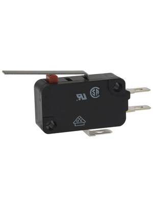 Omron Electronic Components - VX-52-1A3 - Micro switch 5 A Flat lever N/A 1 change-over (CO), VX-52-1A3, Omron Electronic Components