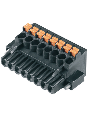 Weidmller - BLF 5.00HC/02/90F SN BK BX - Socket Push-In 2P, BLF 5.00HC/02/90F SN BK BX, Weidmller