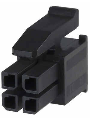 TE Connectivity - 794617-4 - Crimp housing Pitch3 mm Poles 2 x 2 MATE-N-LOK Micro, 794617-4, TE Connectivity