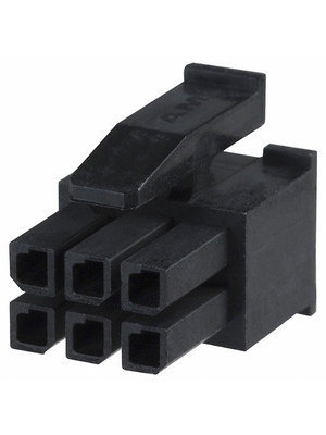 TE Connectivity - 794617-6 - Crimp housing Pitch3 mm Poles 2 x 3 MATE-N-LOK Micro, 794617-6, TE Connectivity