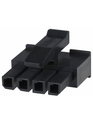 TE Connectivity - 1445022-4 - Crimp housing Pitch3 mm Poles 1 x 4 MATE-N-LOK Micro, 1445022-4, TE Connectivity