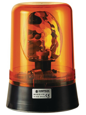 Werma - 880 352 68 - Rotating mirror lamp, 230 VAC, Halogen, 880 352 68, Werma