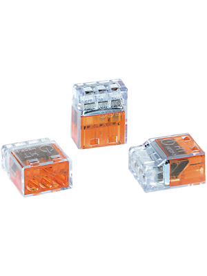 HellermannTyton - HECP-3 - Socket terminal Poles=3, 0.5...2.5 mm2 - 148-90001, HECP-3, HellermannTyton