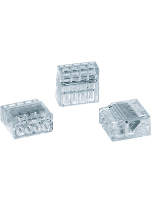 HellermannTyton - HECP-4 - Socket terminal Poles=4, 0.5...2.5 mm2 - 148-90002, HECP-4, HellermannTyton