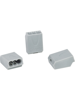 HellermannTyton - HECE-3 - Socket terminal Poles=3, 1...2.5 mm2 - 148-90007, HECE-3, HellermannTyton