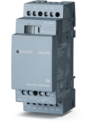 Siemens - 6ED1055-1MD00-0BA2 - Expansion Module LOGO!8, 2 AI (Pt100/Pt1000), 6ED1055-1MD00-0BA2, Siemens