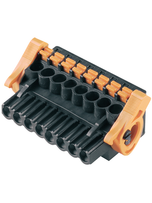 Weidmller - BLF 5.00HC/02/90LR SN BK BX - Socket Push-In 2P, BLF 5.00HC/02/90LR SN BK BX, Weidmller