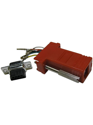 MH Connectors - DA9-SMJ8-R-K - Adaptor D-Sub female to RJ45 9P, DA9-SMJ8-R-K, MH Connectors