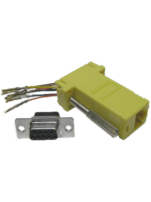 MH Connectors - DA9-SMJ8-Y-K - Adaptor D-Sub female to RJ45 9P, DA9-SMJ8-Y-K, MH Connectors