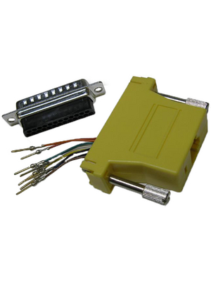 MH Connectors - DA25-PMJ8-Y-K - Adaptor D-Sub male to RJ45 25P, DA25-PMJ8-Y-K, MH Connectors