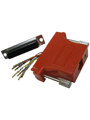 MH Connectors - DA25-SMJ8-R-K - Adaptor D-Sub female to RJ45 25P, DA25-SMJ8-R-K, MH Connectors