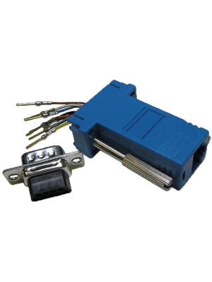 MH Connectors - DA9-PMJ8-B-K - Adaptor D-Sub male to RJ45 9P, DA9-PMJ8-B-K, MH Connectors