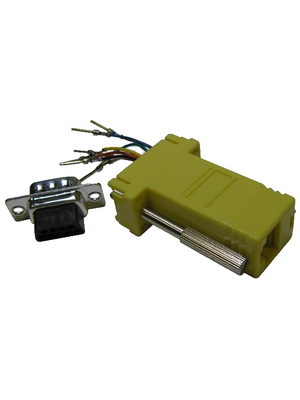 MH Connectors - DA9-PMJ8-Y-K - Adaptor D-Sub male to RJ45 9P, DA9-PMJ8-Y-K, MH Connectors