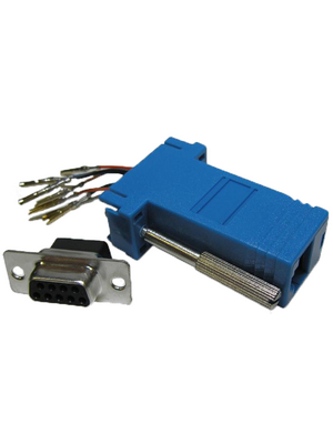 MH Connectors - DA9-SMJ8-B-K - Adaptor D-Sub female to RJ45 9P, DA9-SMJ8-B-K, MH Connectors