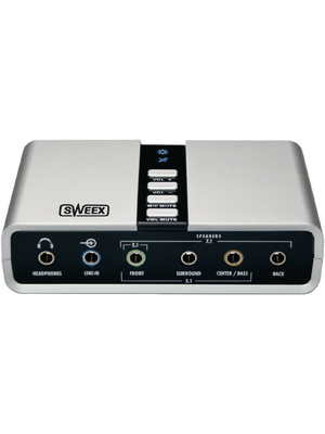 Sweex Europe BV - SC016 - 7.1 External sound card, SC016, Sweex Europe BV